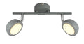 MILD lampa sufitowa listwa 2x6W LED szary 3000k