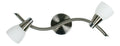 SELIA lampa sufitowa listwa 2x40W G9 nikiel mat/chrom biały (bż)