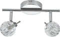 BOMBOLA lampa sufitowa listwa 2x40W G9 chrom bez żarówek