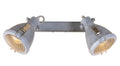 CRODO lampa sufitowa listwa 2x40W E14 szary