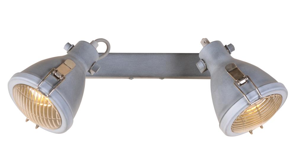 CRODO lampa sufitowa listwa 2x40W E14 szary