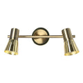 ARENA lampa sufitowa listwa 2*40W r50 E14 złoto patyna