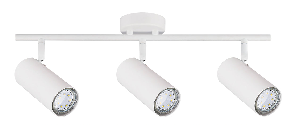 Colly lampa sufitowa biały 3x15W GU10 klosz biały