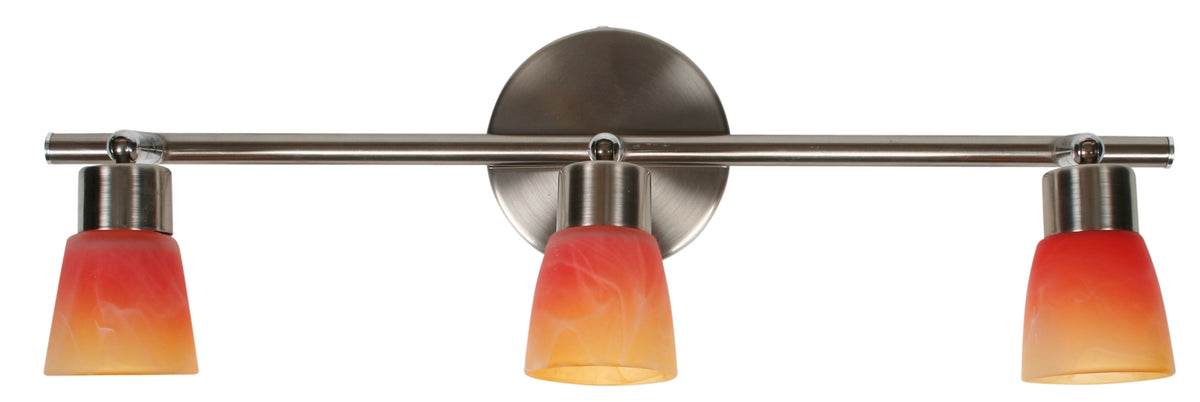 DROPS listwa 3*40W G9 nikiel mat rainbow
