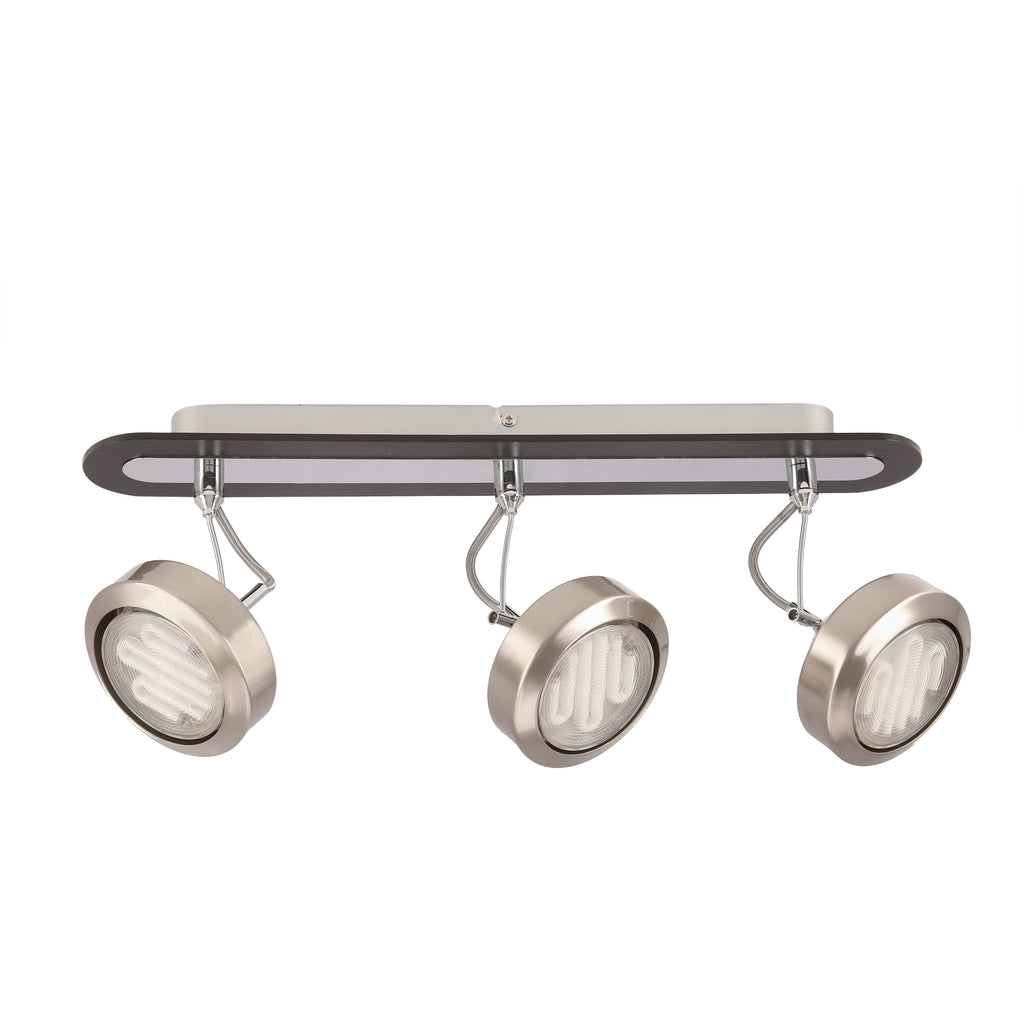 EARTH lampa sufitowa listwa 3x9W GX53 energo satyna/wenge