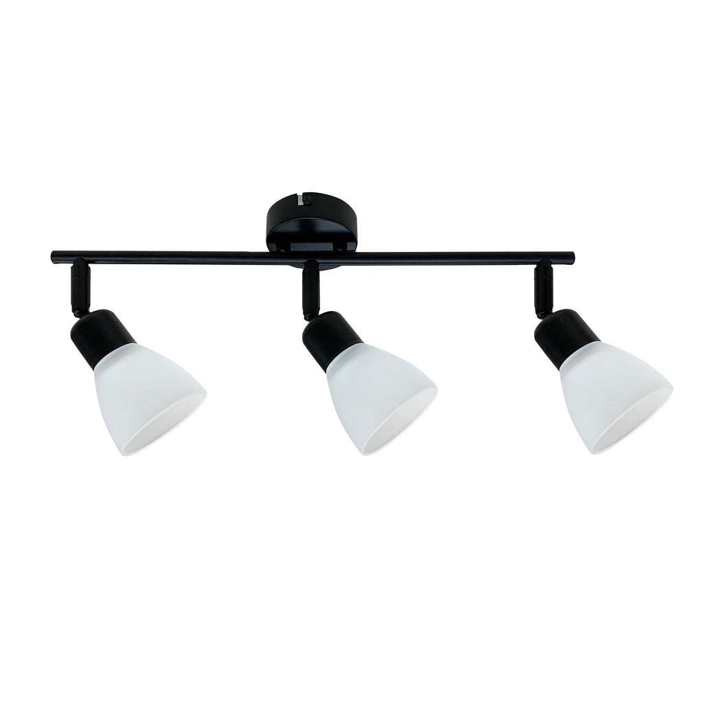 Lampa sufitowa COSTA czarna 3x40W E14 nowoczesne oświetlenie do salonu kuchni sypialni