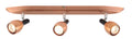CROSS lampa sufitowa listwa 3x50W GU10 miedziany