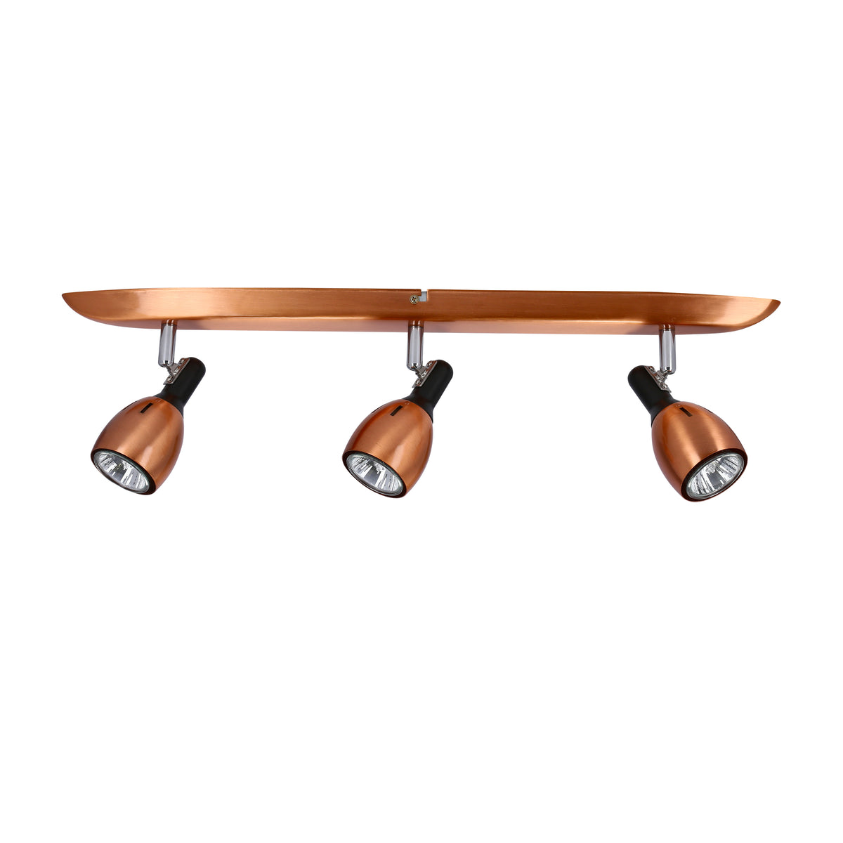 CROSS lampa sufitowa listwa 3x50W GU10 miedziany