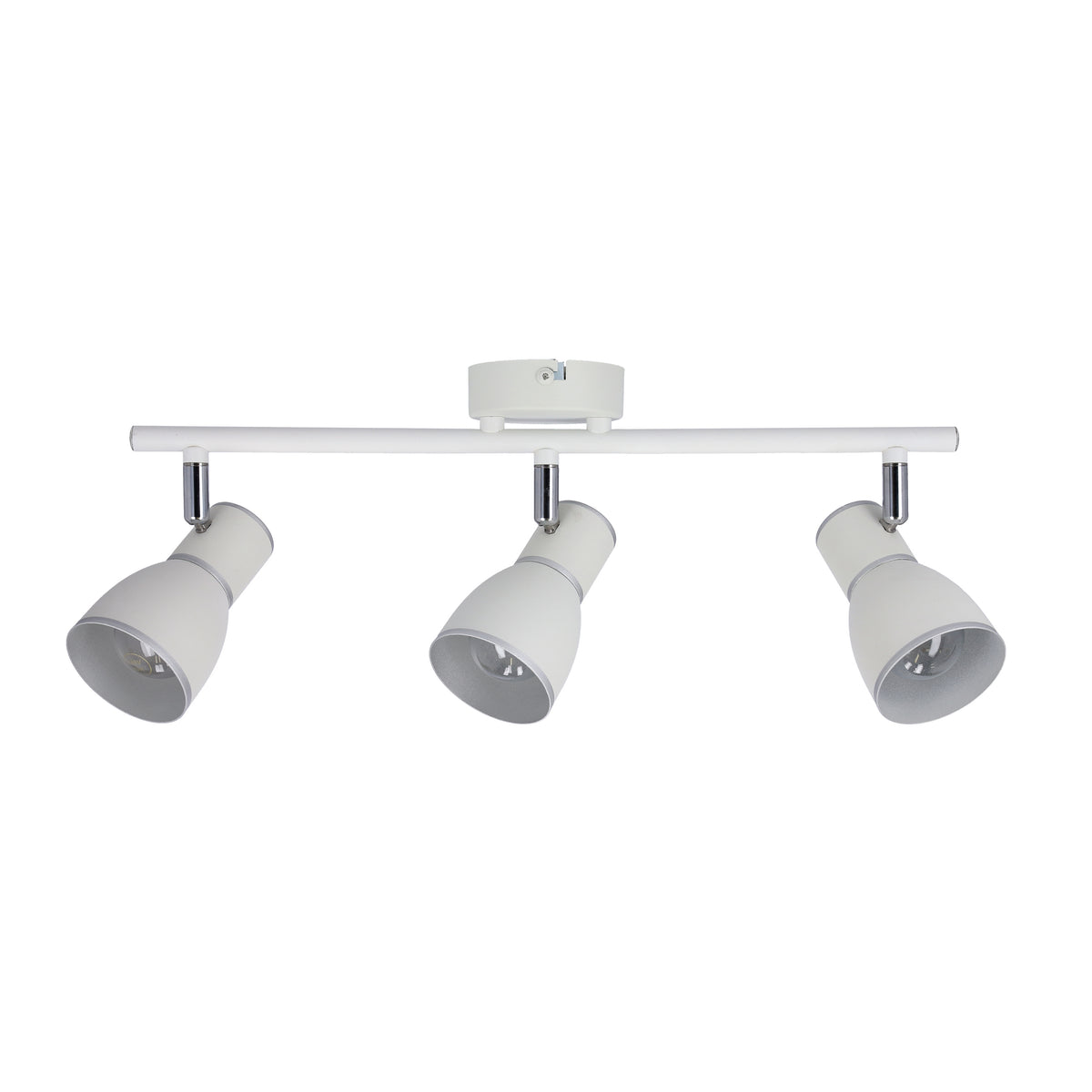FIDO lampa sufitowa listwa 3x40W E14 biały+chrom