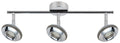 SKIPPER lampa sufitowa listwa 3x6W LED cob główka okrągła 1e z przegubem kd system chrom