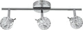 BOMBOLA lampa sufitowa listwa 3x40W G9 chrom bez żarówek