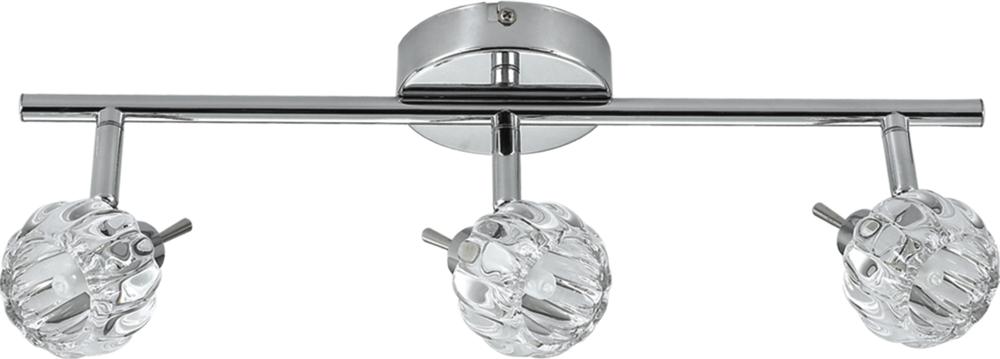 BOMBOLA lampa sufitowa listwa 3x40W G9 chrom bez żarówek