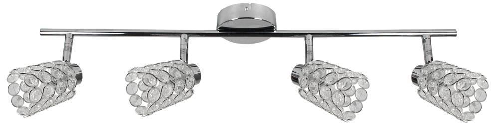 YORK lampa sufitowa listwa 4x40W G9 chrom