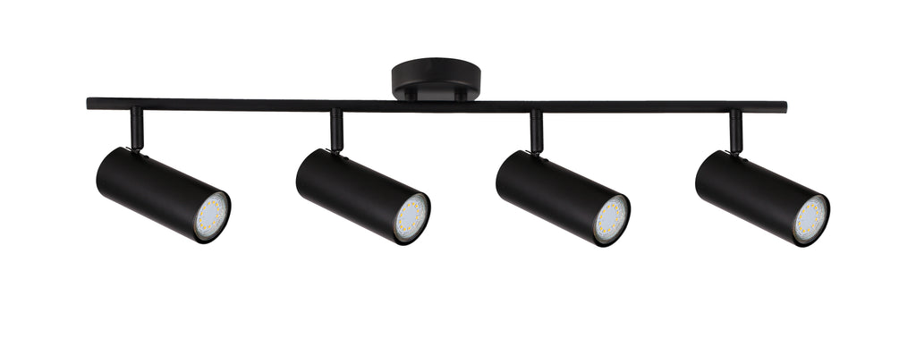 Colly lampa sufitowa czarny 4x15W GU10 klosz czarny