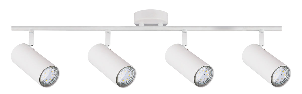Colly lampa sufitowa biały 4x15W GU10 klosz biały