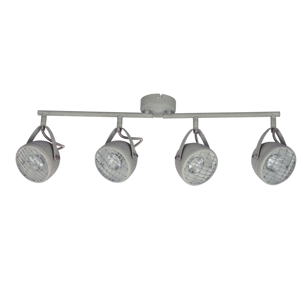 PENT lampa sufitowa listwa 4x50W GU10 betonowy szary