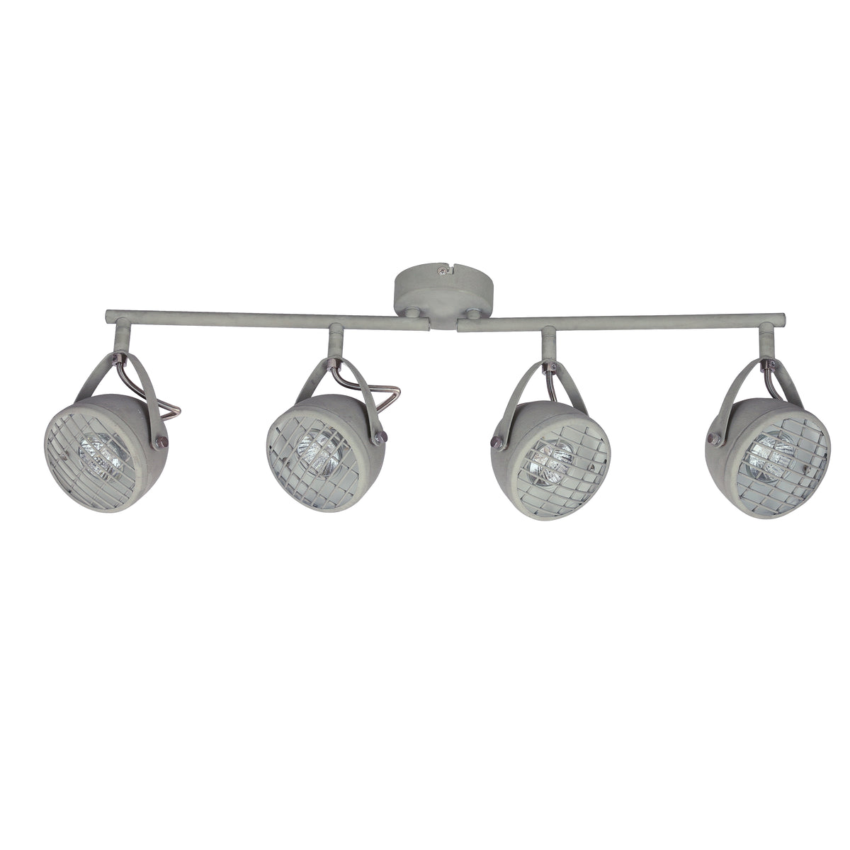 PENT lampa sufitowa listwa 4x50W GU10 betonowy szary