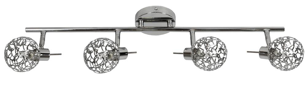 lampa puzzle listwa 4x40W G9 chrom