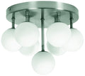 ETIUDA lampa sufitowa plafon 7xg9/40W 230v nikiel mat