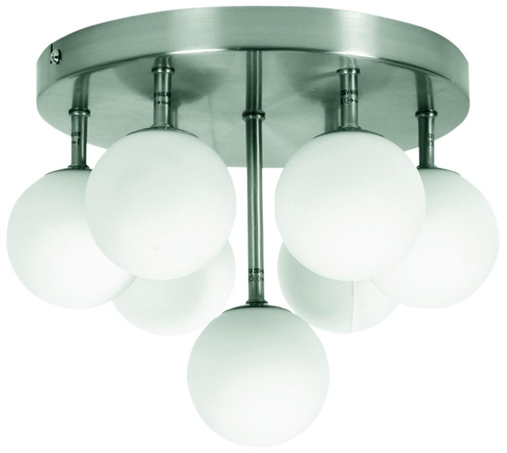 ETIUDA lampa sufitowa plafon 7xg9/40W 230v nikiel mat