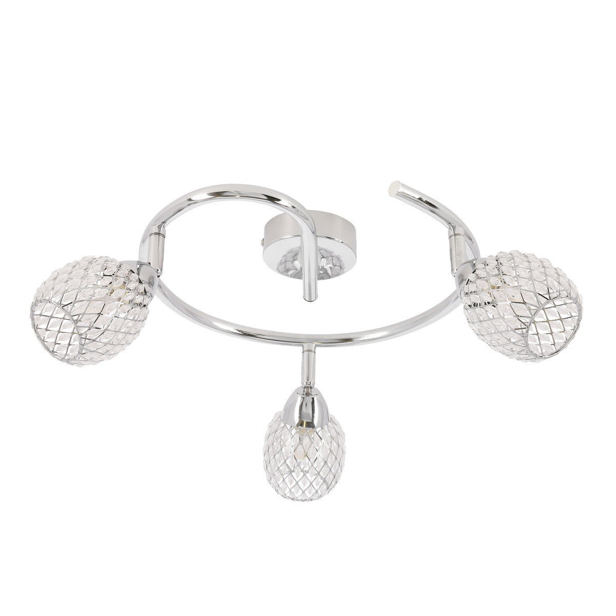 CLEAR lampa sufitowa spirala 3x40W G9 transparentny