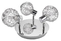 COLLAR lampa sufitowa plafon 3x40W G9 chrom