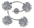 SPLIT spirala 4x40W G9 chrom