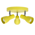 PICARDO lampa sufitowa plafon 3x40W E14 musztardowy