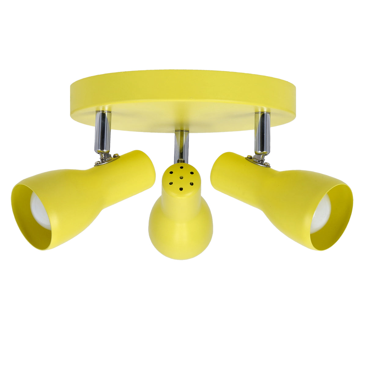 PICARDO lampa sufitowa plafon 3x40W E14 musztardowy