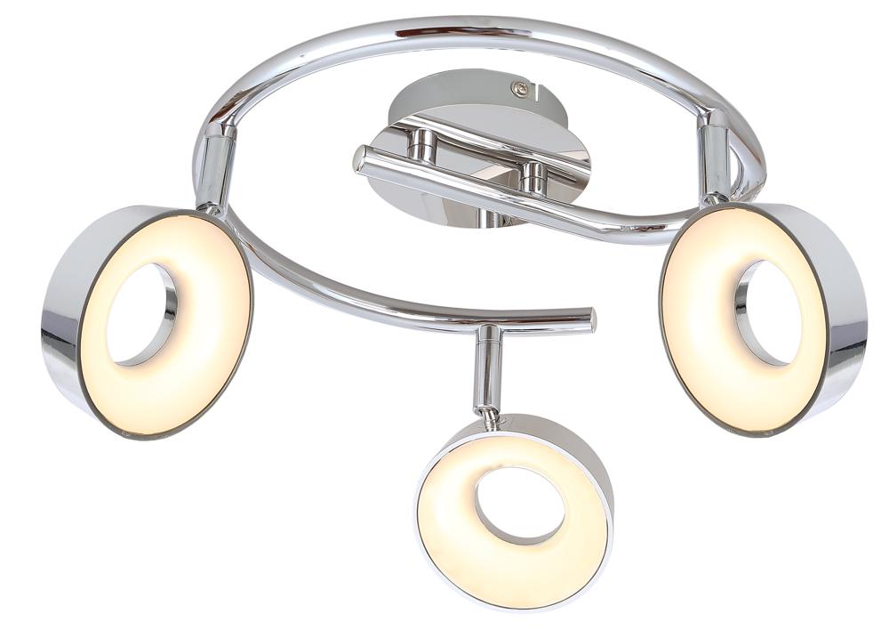 ISLA lampa sufitowa spirala 3x4W LED chrom 3000k