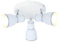 FIDO lampa sufitowa plafon 3x40W E14 biały+chrom
