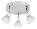 ROY lampa sufitowa plafon 3x5W LED cob główka okrągła 1e z przegubem kd system biały