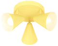 AMOR lampa sufitowa plafon 3x40W E14 bananowy