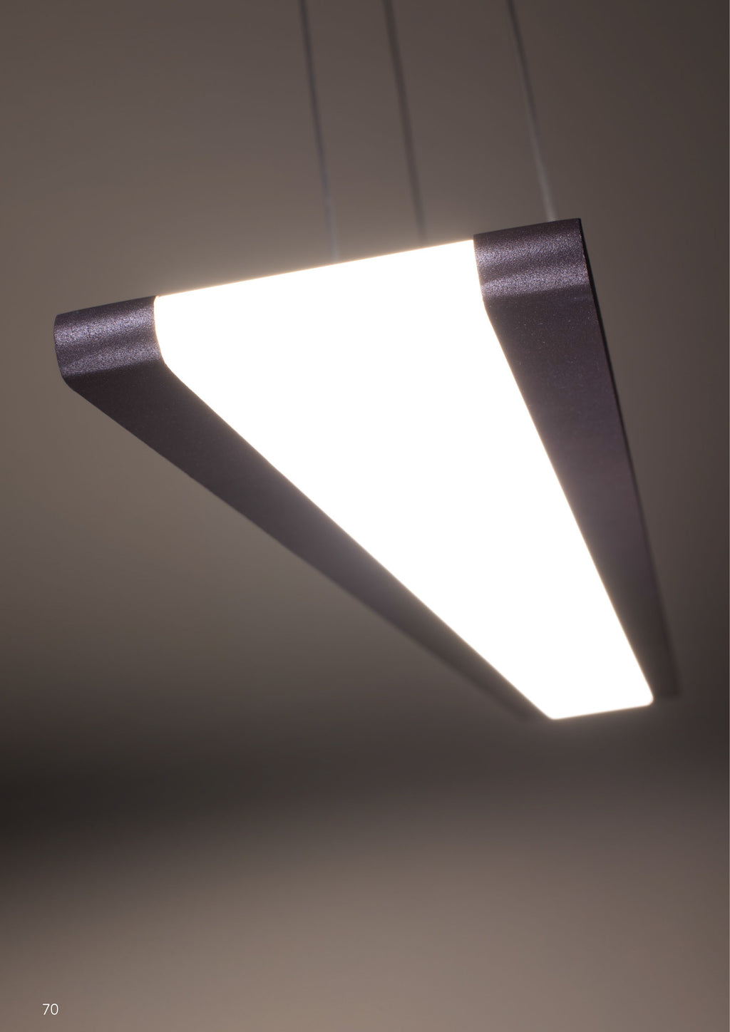 COCONUT lampa wisząca 91x8 28W LED brązowy 4000k apeti