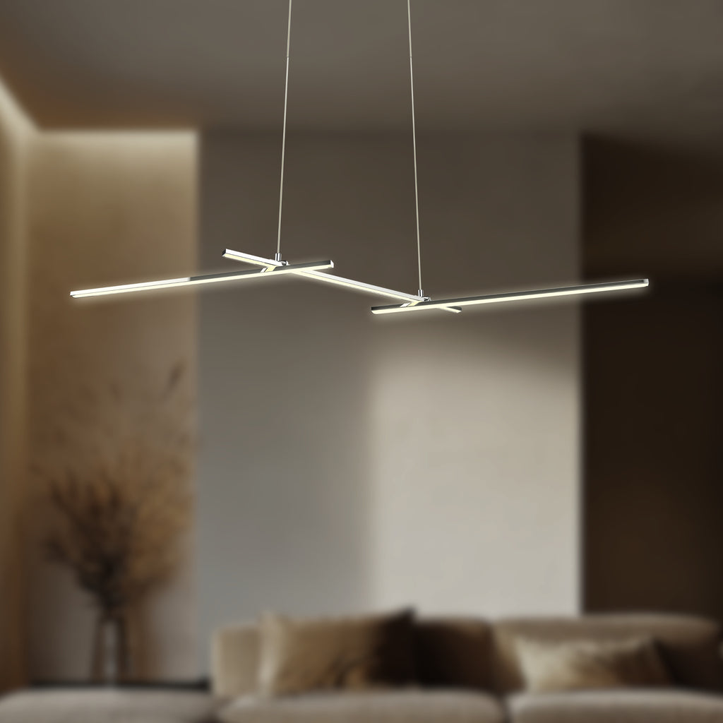 THASOS lampa wisząca 103x23 23W LED chromowy 4000k apeti