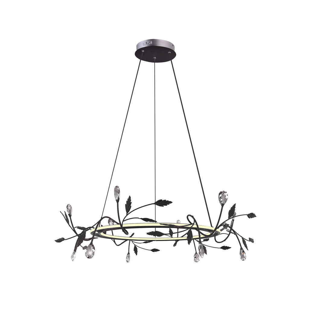 GIAROS lampa wisząca 65 36W LED czarny 4000k apeti