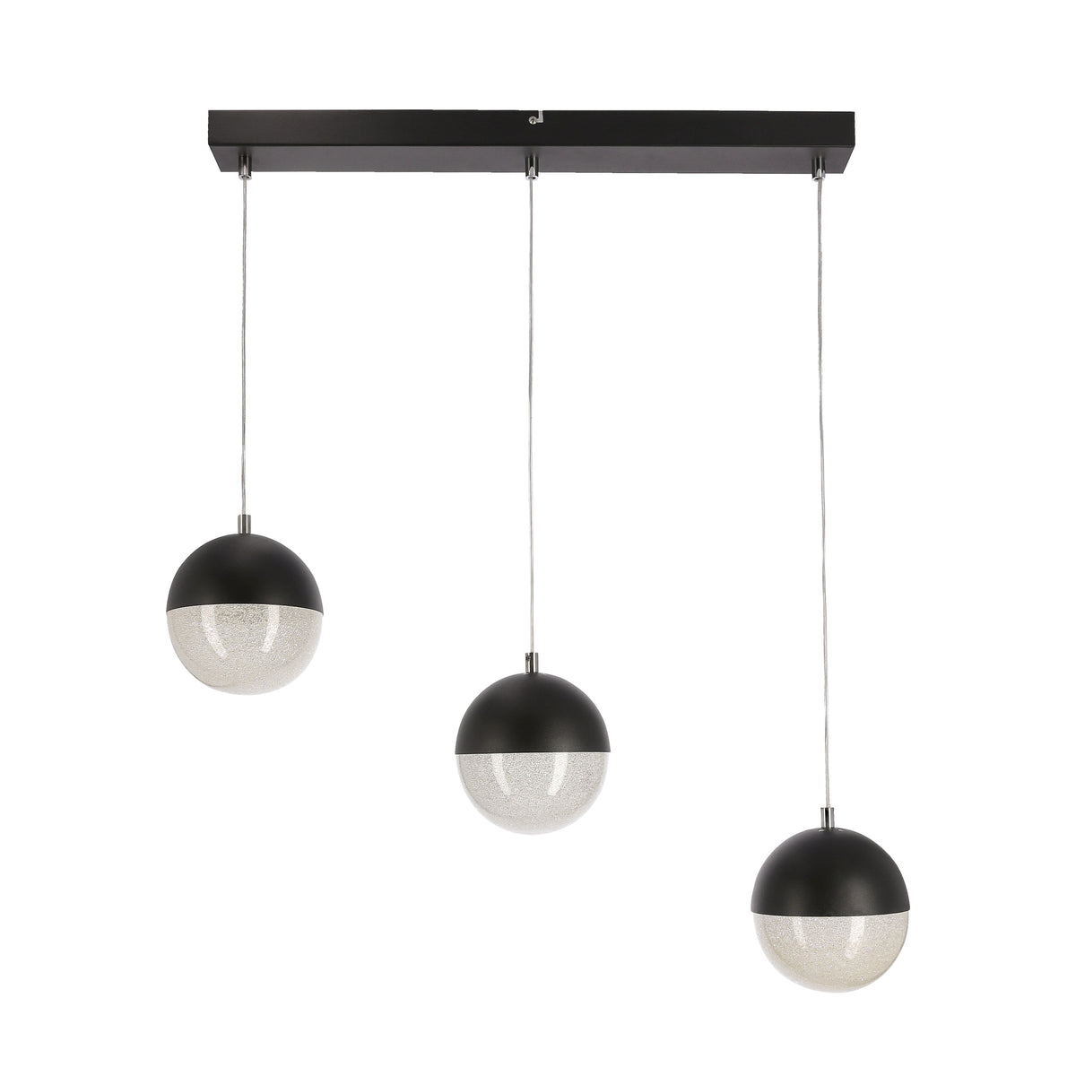 FURNI lampa wisząca 70x15 3x5W LED czarny 4000k apeti