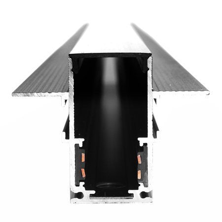 Szyna magnetyczna podtynkowa czarna LL-20D 200cm