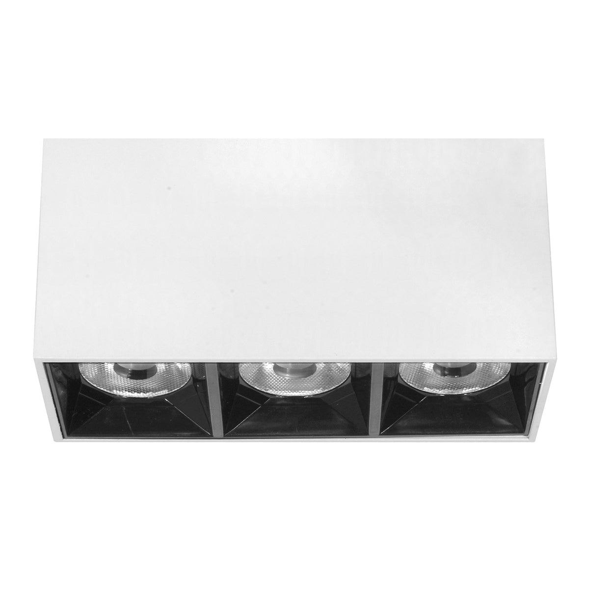 Lampa liniowa natynkowa  9w 3000K biało-czarna JDL-6T