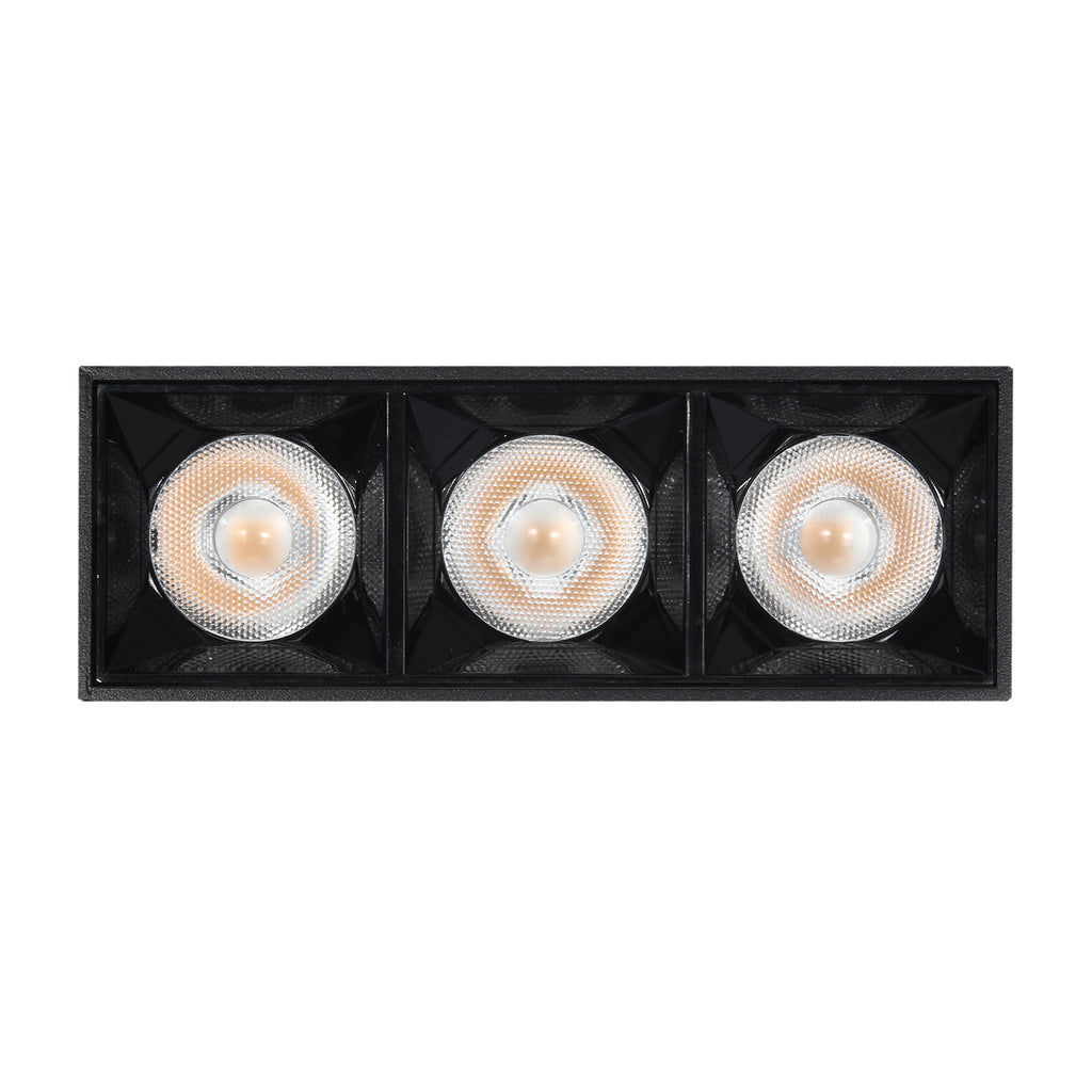 Lampa liniowa natynkowa 9w 3000K czarna JDL-6T