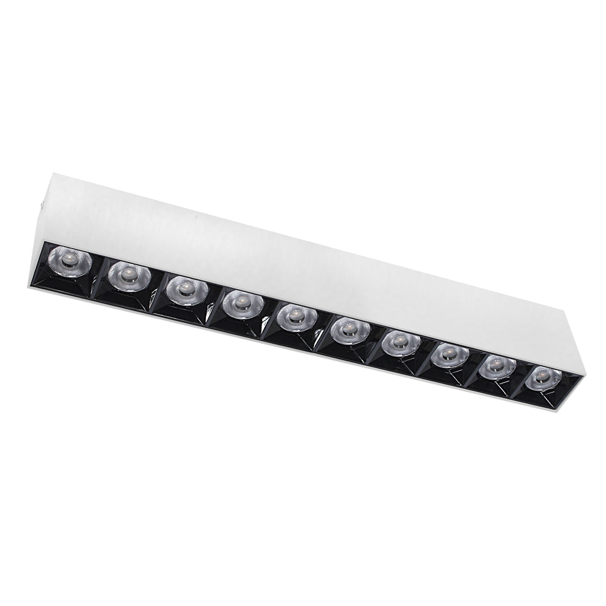 Lampa liniowa natynkowa 30w 3000K biało-czarna JDL-4T