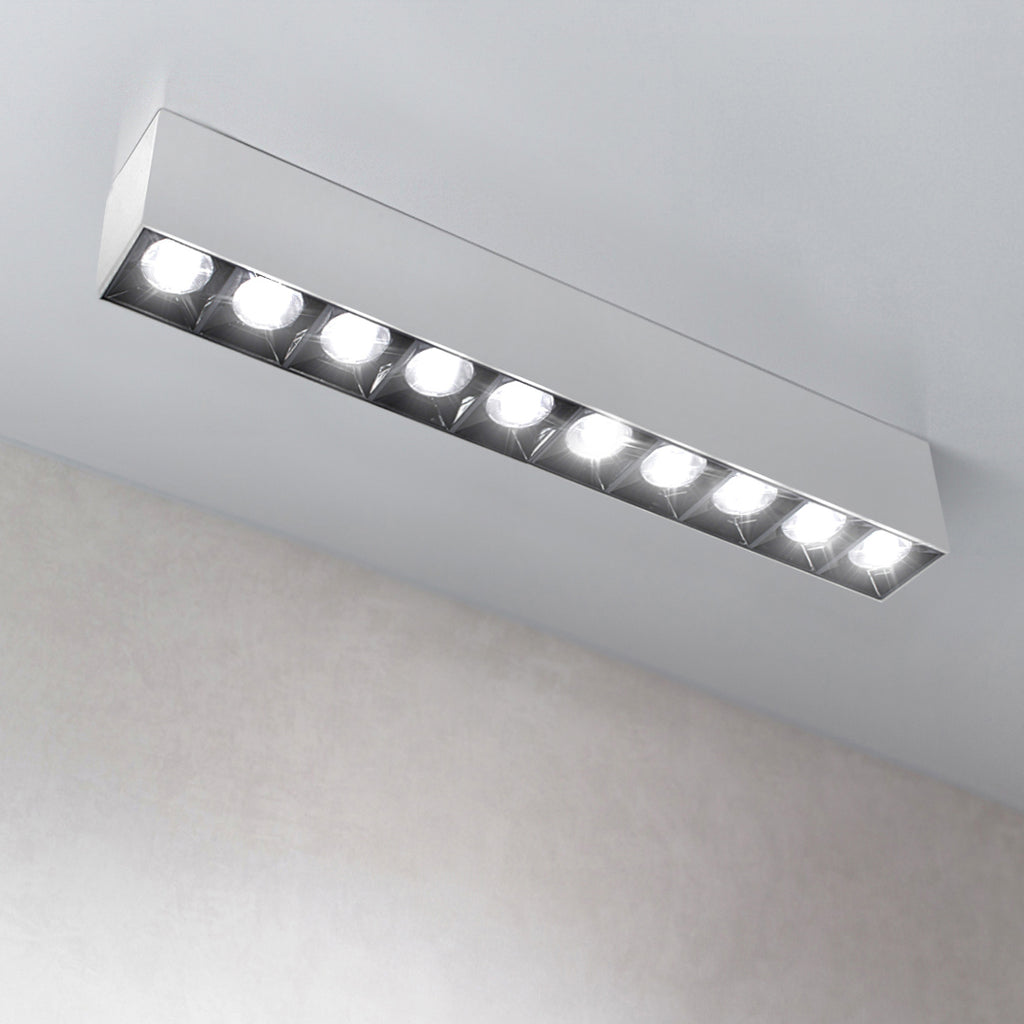 Lampa liniowa natynkowa 30w 3000K biało-czarna JDL-4T