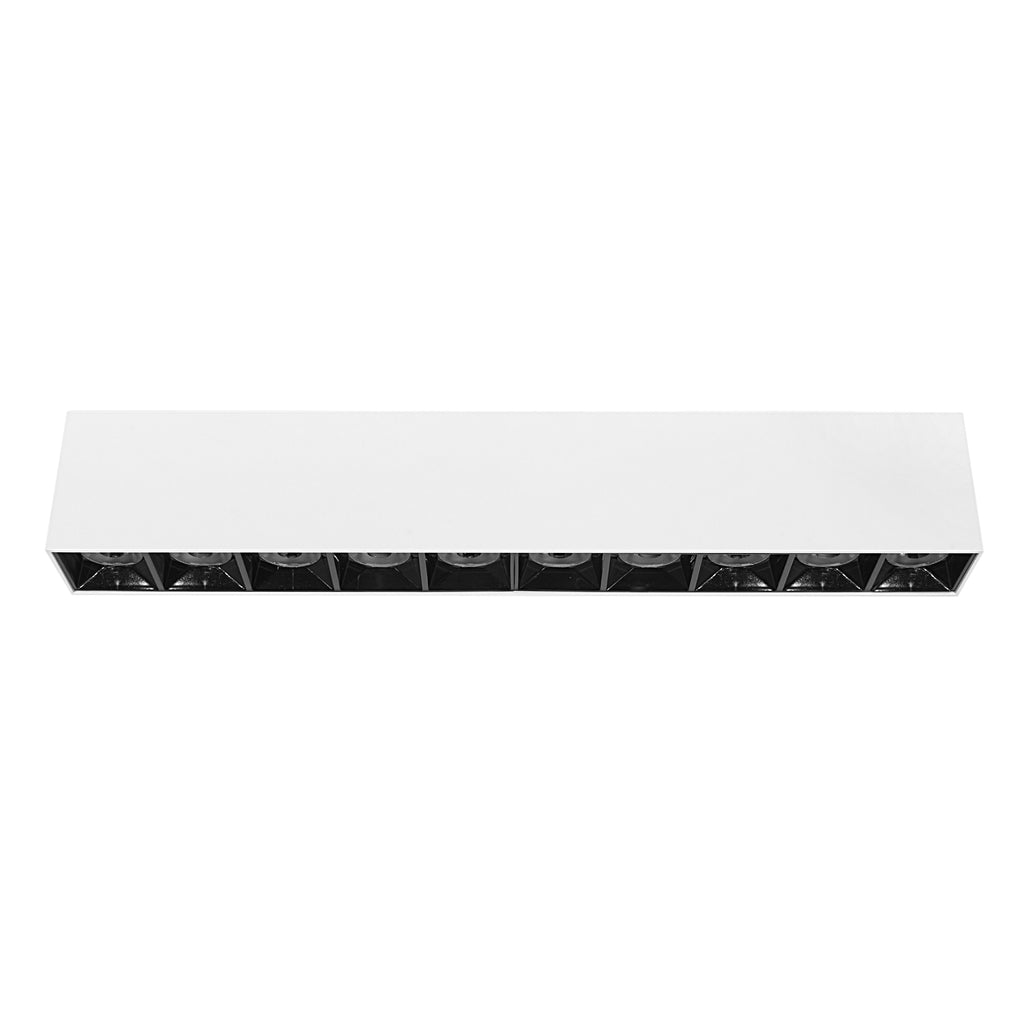 Lampa liniowa natynkowa 30w 3000K biało-czarna JDL-4T