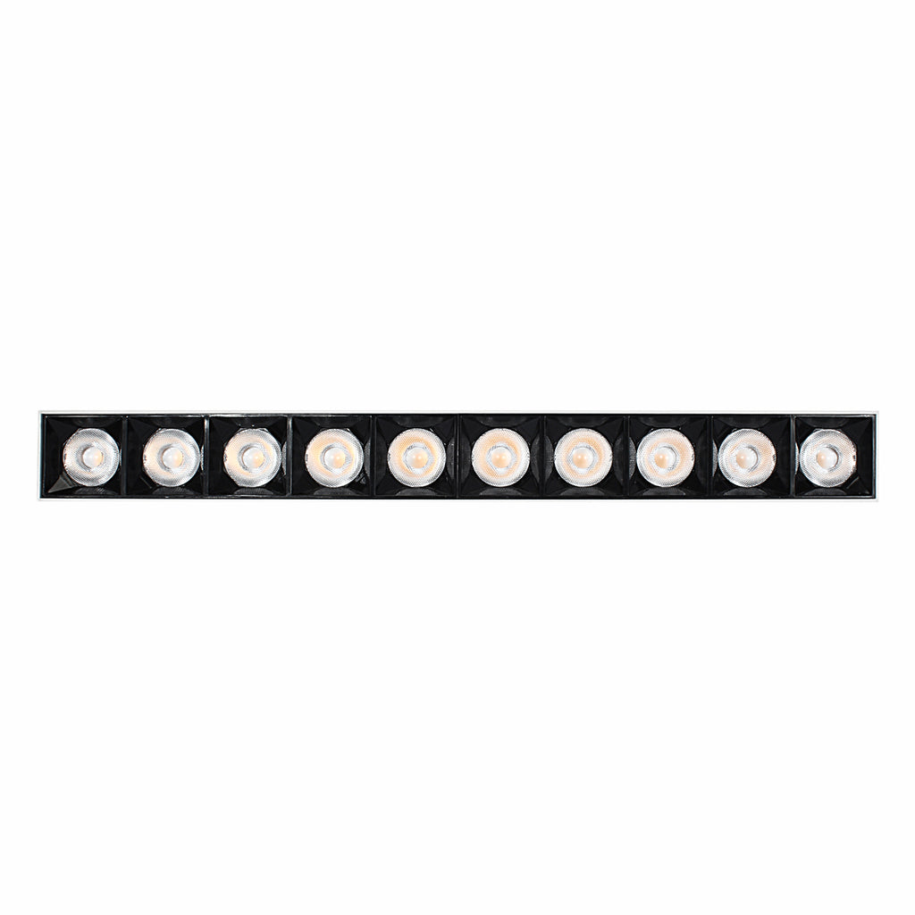 Lampa liniowa natynkowa 30w 3000K biało-czarna JDL-4T