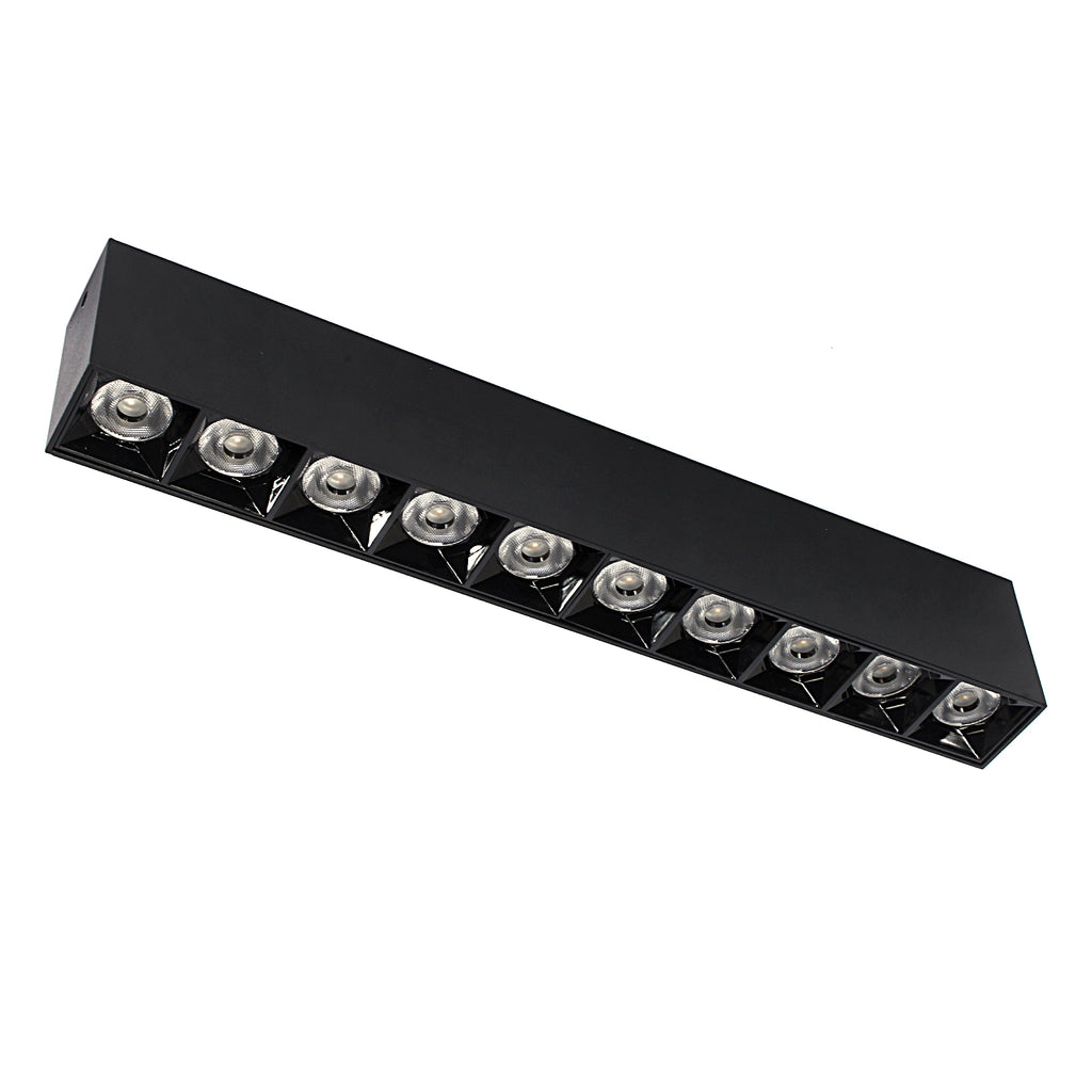 Lampa liniowa natynkowa 30w 3000K czarna JDL-4T