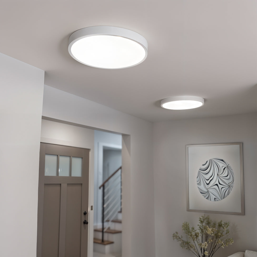 Plafon Natynkowy LED 40cm Okrągły BB01 40W 3000K Biały