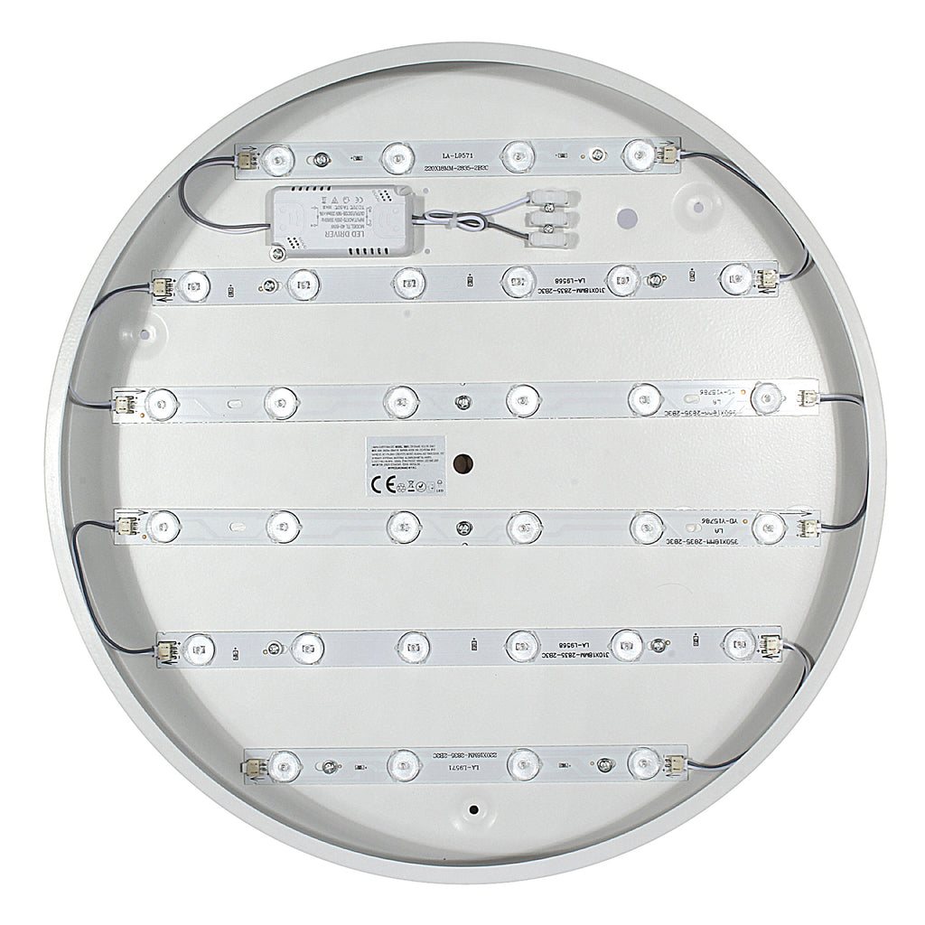 Plafon Natynkowy LED 40cm Okrągły BB01 40W 3000K Biały
