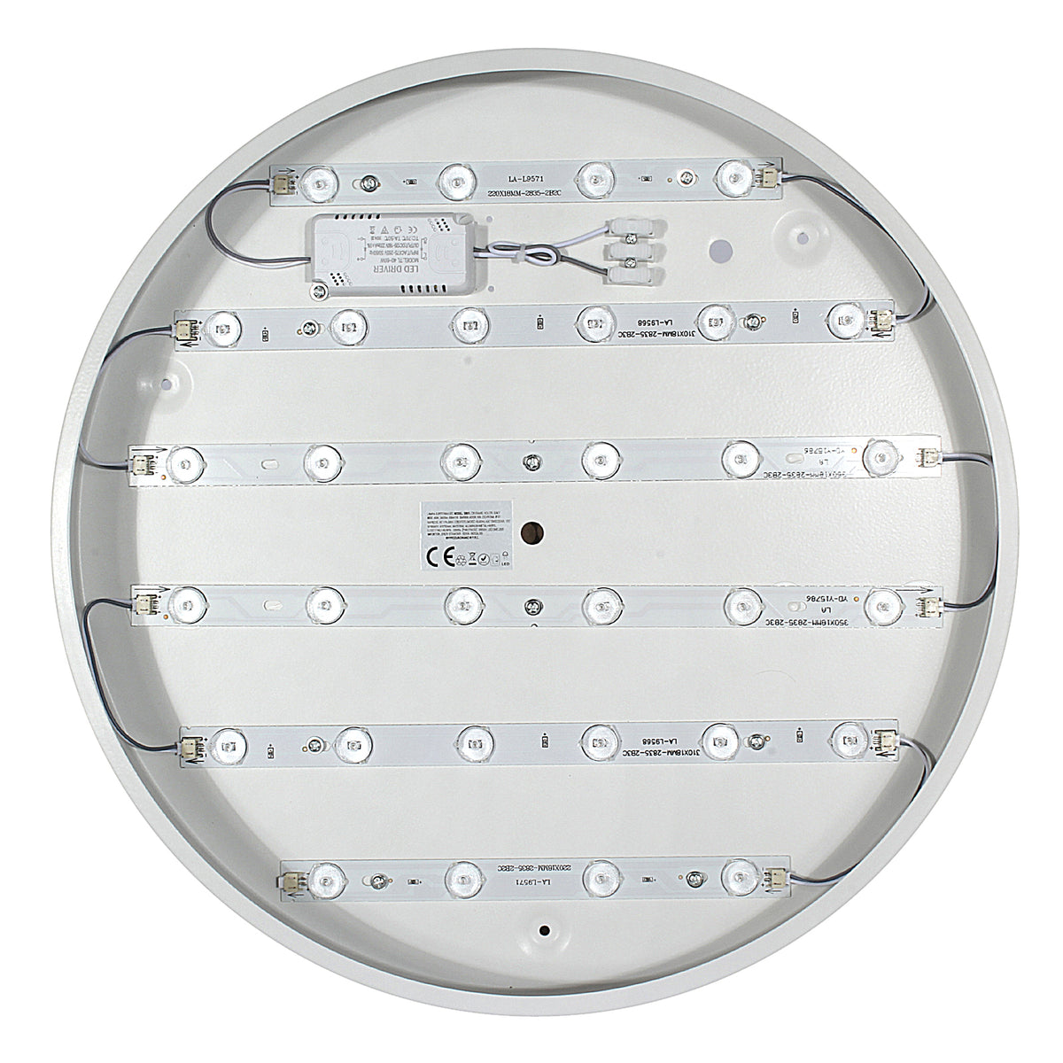 Plafon Natynkowy LED 40cm Okrągły BB01 40W 3000K Biały