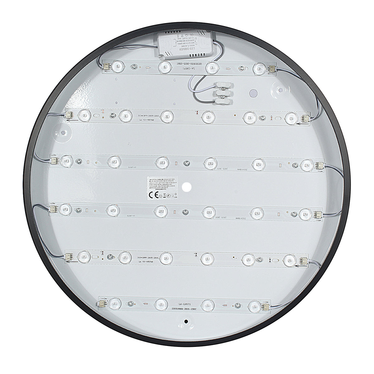 Plafon Natynkowy LED 40cm Okrągły BB01 40W 3000K Czarny