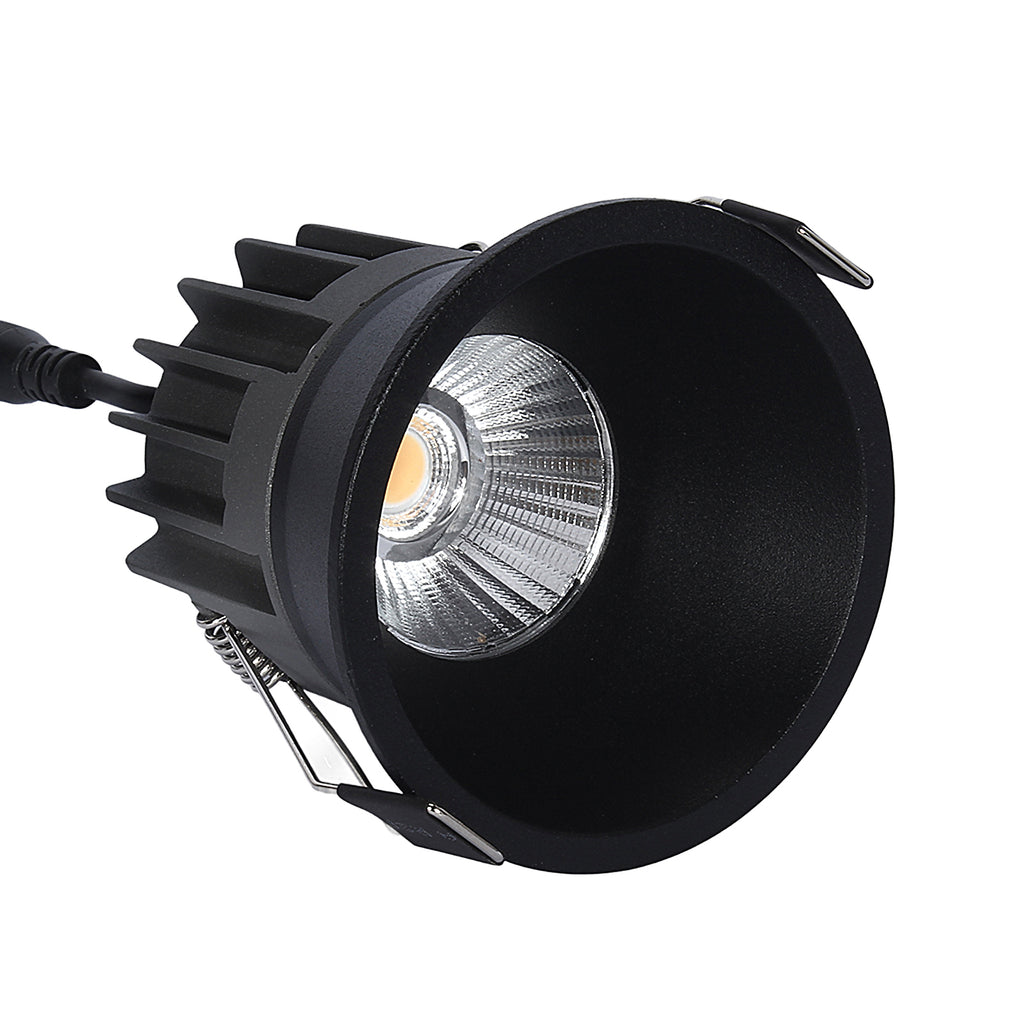 Oprawa wpuszczana PZE-921 IP44 6W 3000K czarny